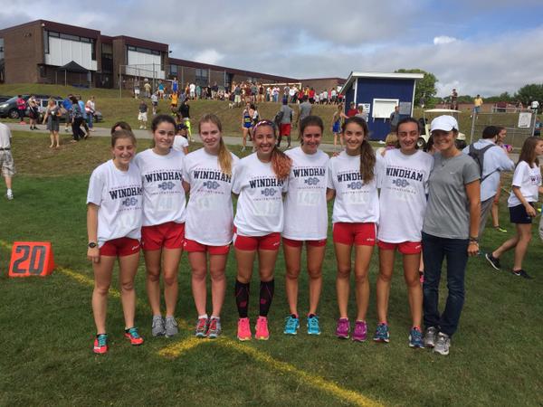 All of the Conard girls cross country participants finished in the top 50 at the Haddad Windham Invitational. Twitter photo