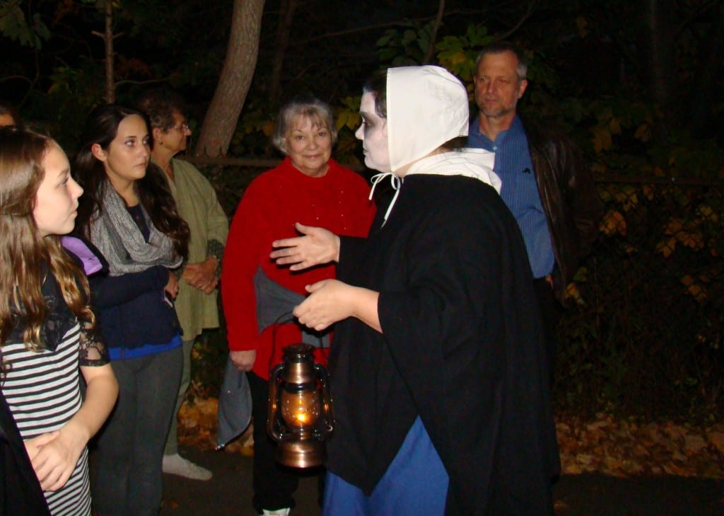 Spooky lantern-lit tours bring West Hartford's history to life in a unique way each October. Submitted photo