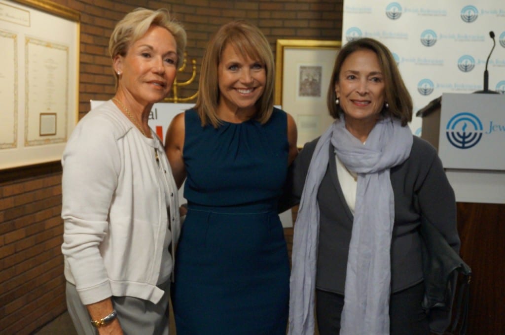 Katie Couric poses with guests at the VIP reception. Photo credit: Ronni Newton