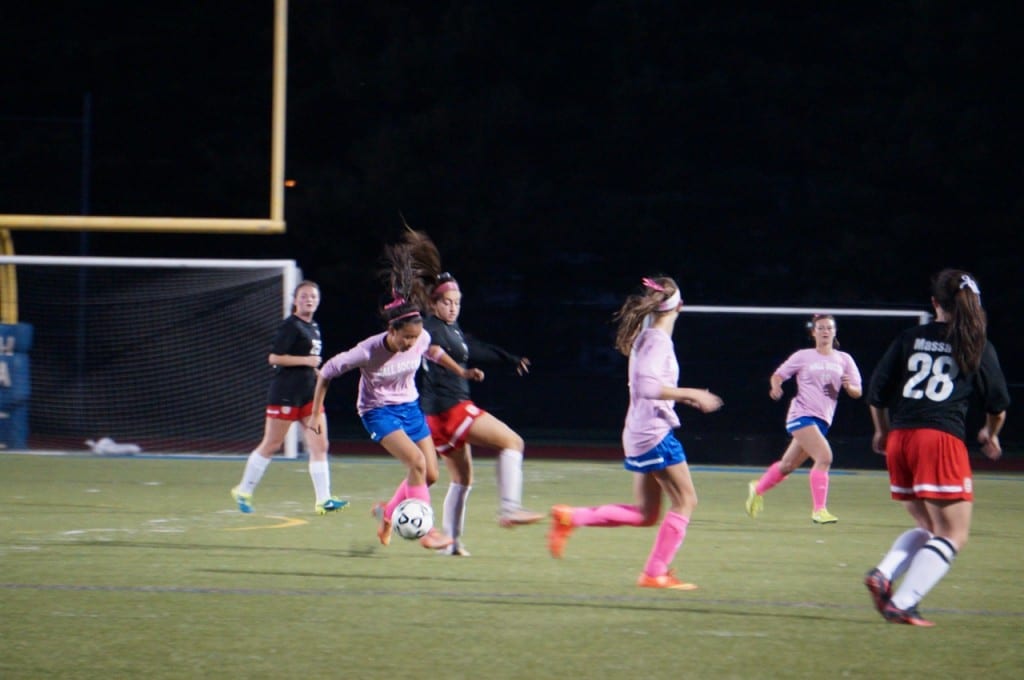 Hall vs. Conard girls soccer. Oct. 12, 2015. Photo credit: Ronni Newton