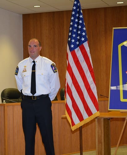 Lt. Sam Ferrucci has been promoted. Photo courtesy of West Hartford Police Department