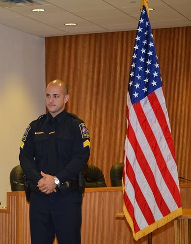 Sgt. Vafiades has been promoted. Photo courtesy of West Hartford Police Department