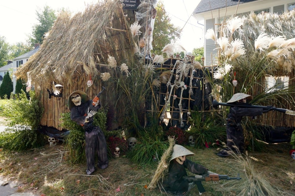 bamboo huts