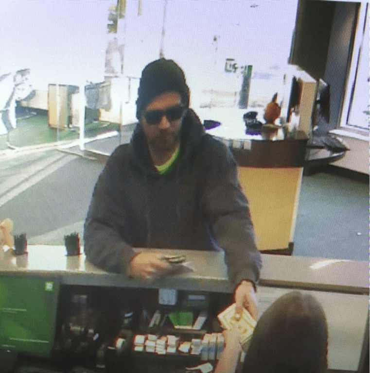 Suspect in robbery of TD Bank on Oct. 15. Photo courtesy of West Hartford Police