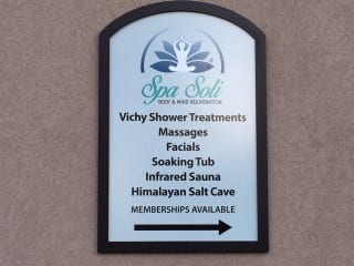 Spa Soli will occupy the bottom floor of 945 Farmington Ave., and appears to be planning to reopen the Himalayan salt cave. Photo credit: Ronni Newton