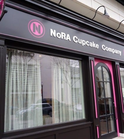 NoRA Cupcake Sign