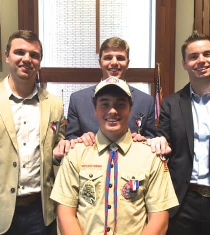 Zach Hoffman Eagle Scout Ceremony 2