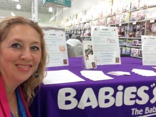 The Birth Lady, Michal Klau-Stevens, teaches free classes at Babies 'R' Us in West Hartford. Submitted photo