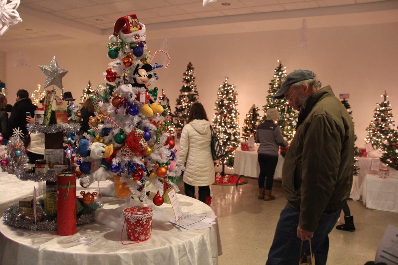The second annual West Hartford Festival of Trees at First Church West Hartford, December 3, 2015 during the Holiday Stroll. photo credit: Amy Melvin