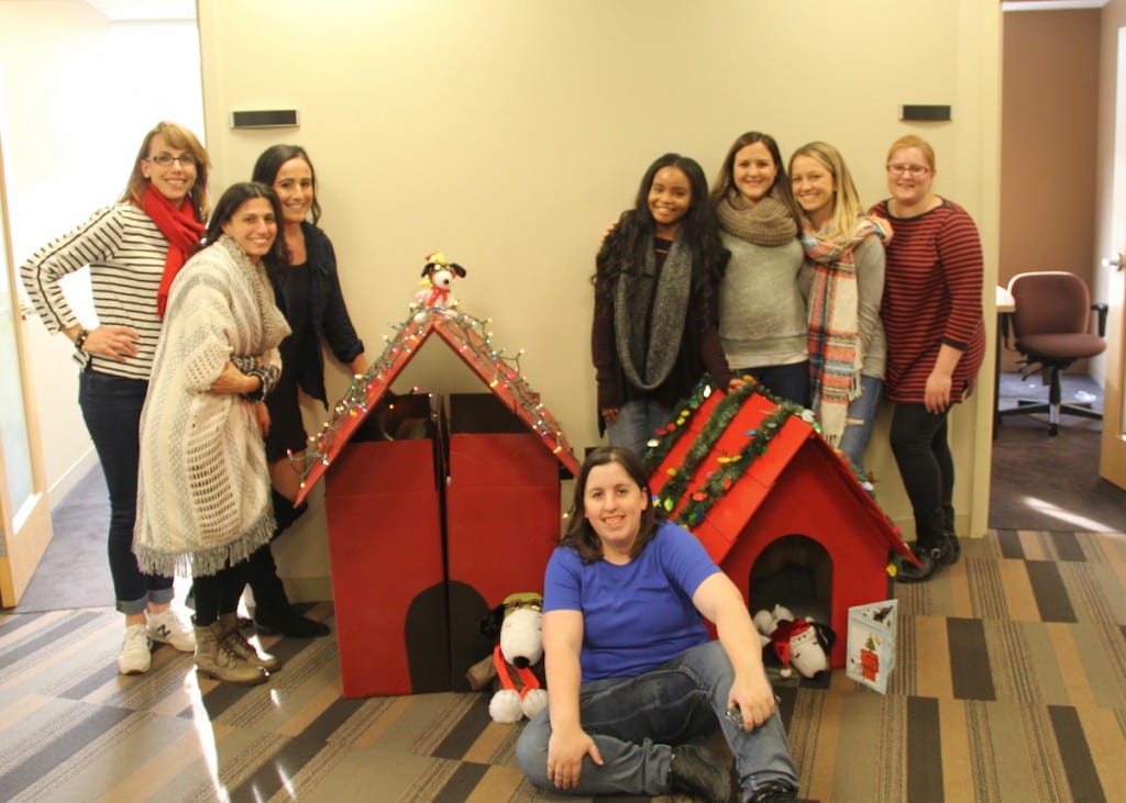 Jade Marketing Group's holiday pet drive team known as 'Snoop Dawgz & Katz.' photo credit: Amy Melvin