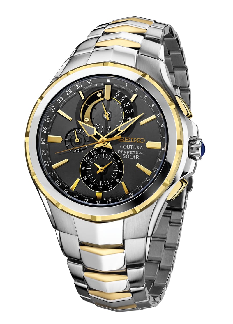 LORD & TAYLOR: This cool watch is powered by solar energy. It’s called the Seiko Cotura Perpetual Solar. $495. Westfarms, 860-521-8411, www.shopwestfarms.com