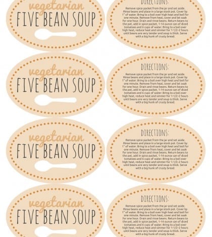 fivebean Soup-labels