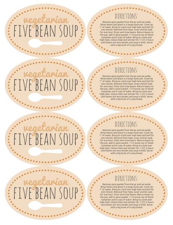 fivebean Soup-labels