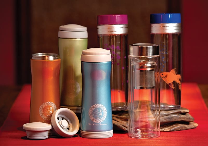 THE GREEN TEAHOUSE: These are tea travelers for tea lovers to stay warm and cozy with fresh loose-leaf tea on-the-go. BPA-Free containers make re-filling and re-steeping tea during the day a breeze. Prices range from $25-28.99. 40 Isham Road, West Hartford Center, 860-232-6666, www.thegreenteahouse.com