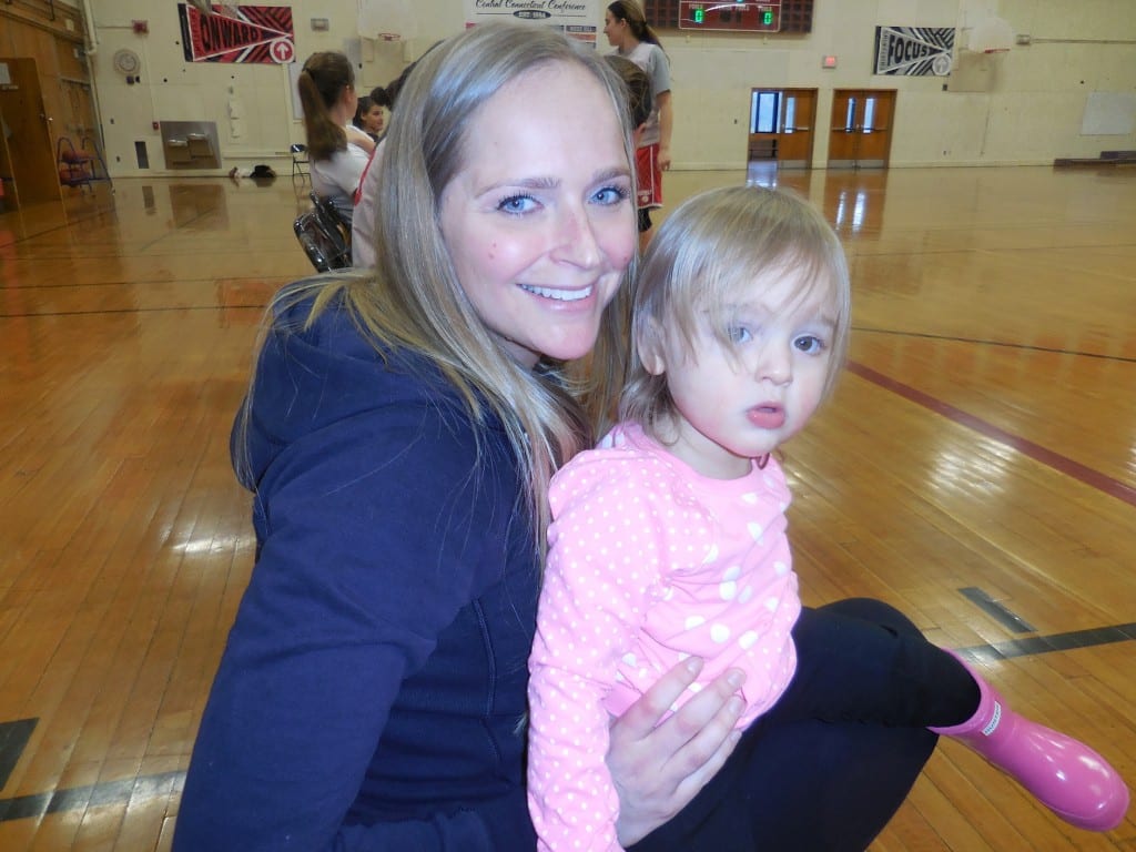 Casey Carpenter (Class of 2002) with daughter Taylor. Submitted photo