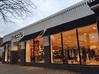 Chico's in West Hartford Center will close at the end of February. Photo credit: Ronni Newton