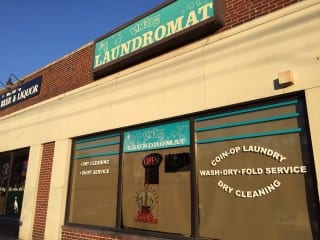 Sunday was the last day of business for Lindy's Laundromat on South Quaker Lane. Photo credit: Ronni Newton