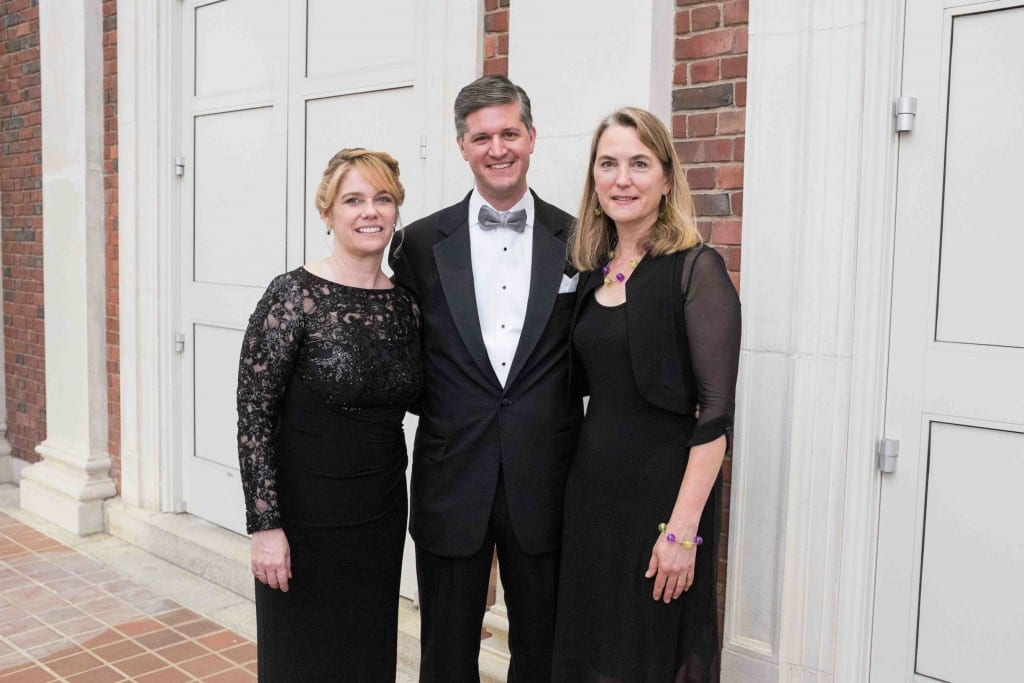 West Hartford Mayor R. Scott Slifka with representatives from 2016 beneficiaries Tracy Flater, Co-Founder and Executive Director of Playhouse Theatre Group and Helen Rubino-Turco, Director Human & Leisure Services for the Town of West Hartford. Submitted photo