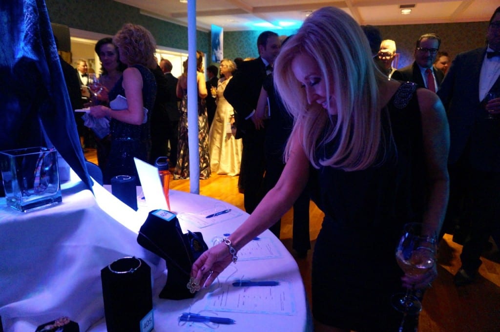 SIlent auction. 17th annual Children's Charity Ball, Jan. 23, 2016. Photo credit: Ronni Newton