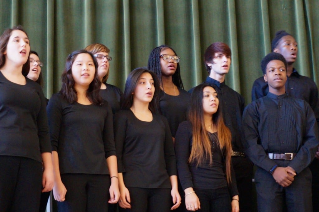 Conard's Voices of the World Choir perfom at the 20th annual celebration of Martin Luther King Jr. Photo credit: Ronni Newton