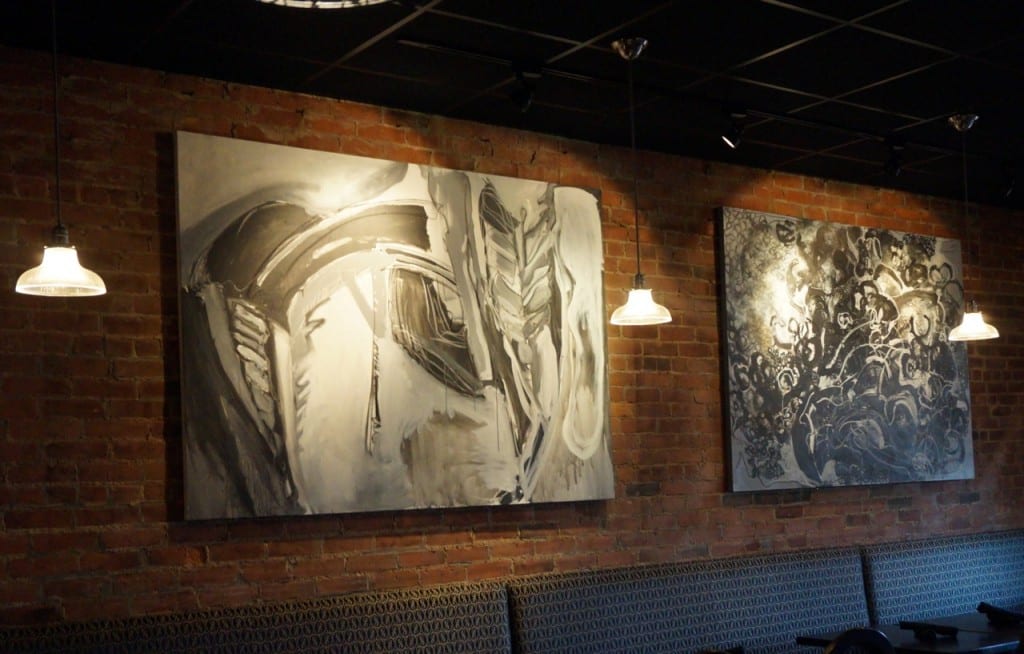 Walls in the dining room of the Prospect Cafe will feature work from local artists. Photo credit: Ronni Newton 