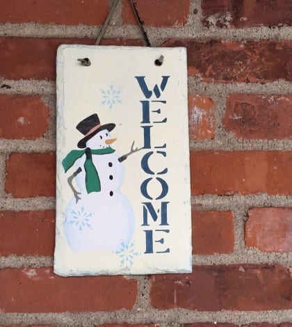 snowman sign
