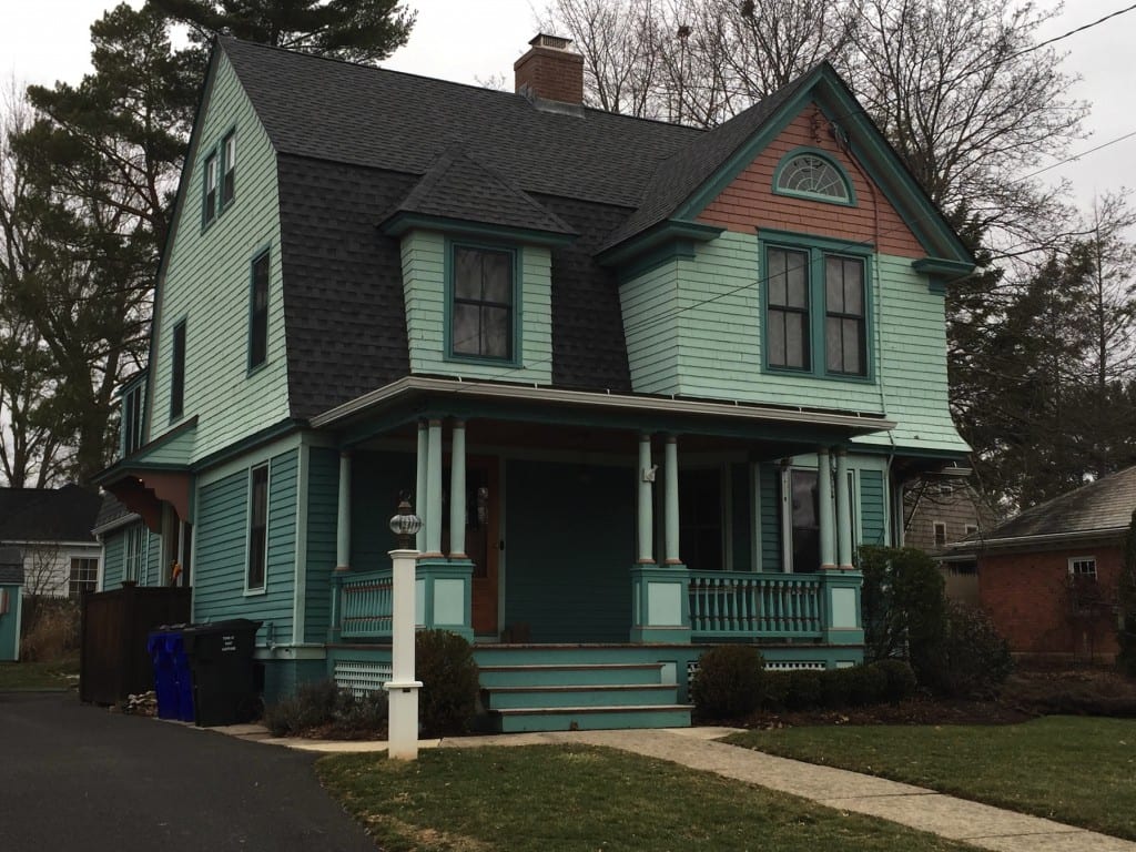 Photograph of 9 Lemay St., built in 1905 by George G. LeMay. (Photograph by Jennifer DiCola Matos)