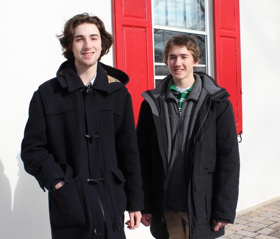 Benjamin Waldman (left) and Ben Sullivan have been named National Merit Finalists. Submitted photo
