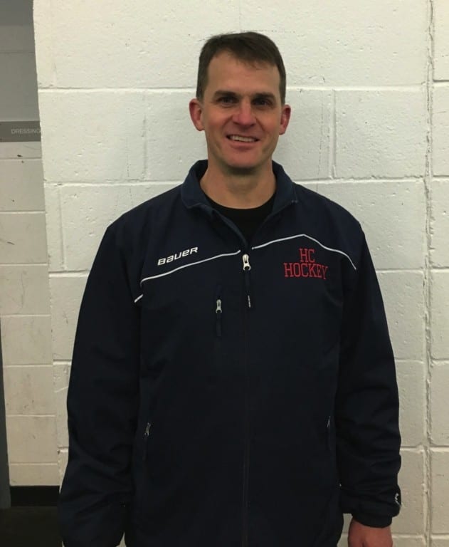 Hall-Conard Girls Hockey Coach Brett Soucy has been named Coach of the Year in the SCC. Submitted photo