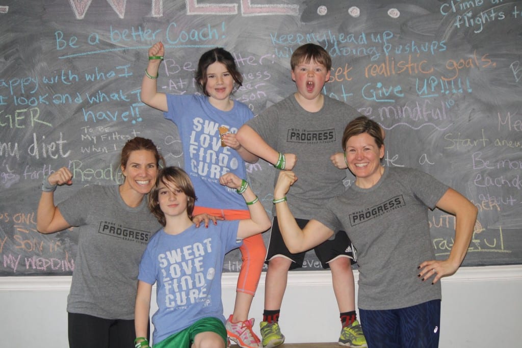 Boot camp at WIP Fitness in West Hartford raised fund for Growing Great Schools. Submitted photo