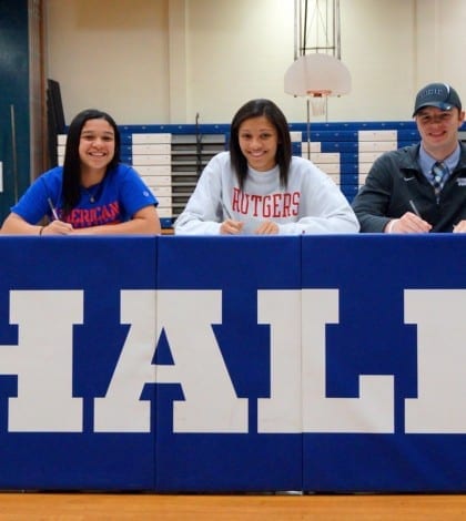 kyanna alleyne chantelle swaby john wells signing