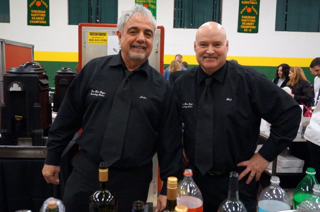 The "real" Two Pour Guys, John and Bob, attended Taste of Elmwood. Feb. 4, 2016. Photo credit: Ronni Newton