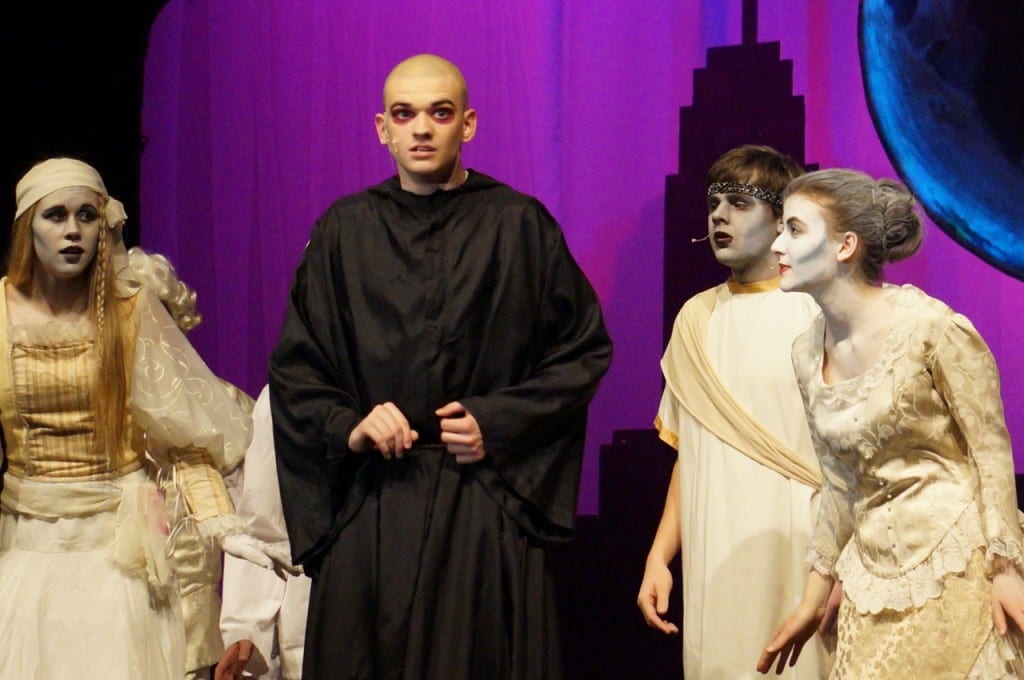 Uncle Fester. Conard High School Musical Productions presents 'The Addams Family.' Photo credit: Ronni Newton