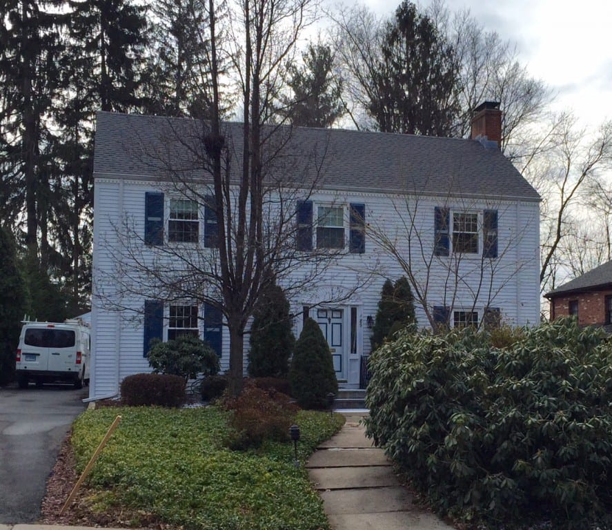89 Bainbridge Rd., West Hartford, CT, recently sold for $422,500. Photo credit: Ronni Newton