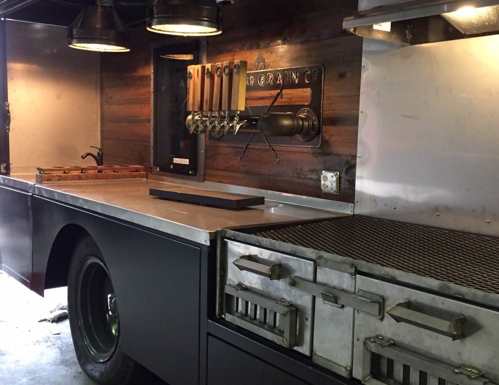 The Iron & Grain food truck features a wood-fired grill. Courtesy photo