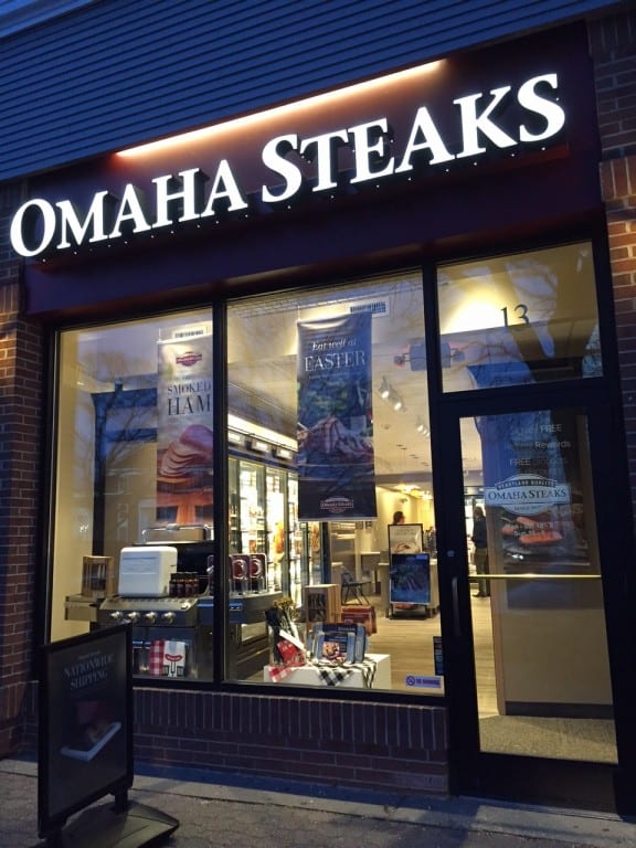 Omaha Steaks is now open at 13 South Main St. in West Hartford Center. Photo credit: Ronni Newton