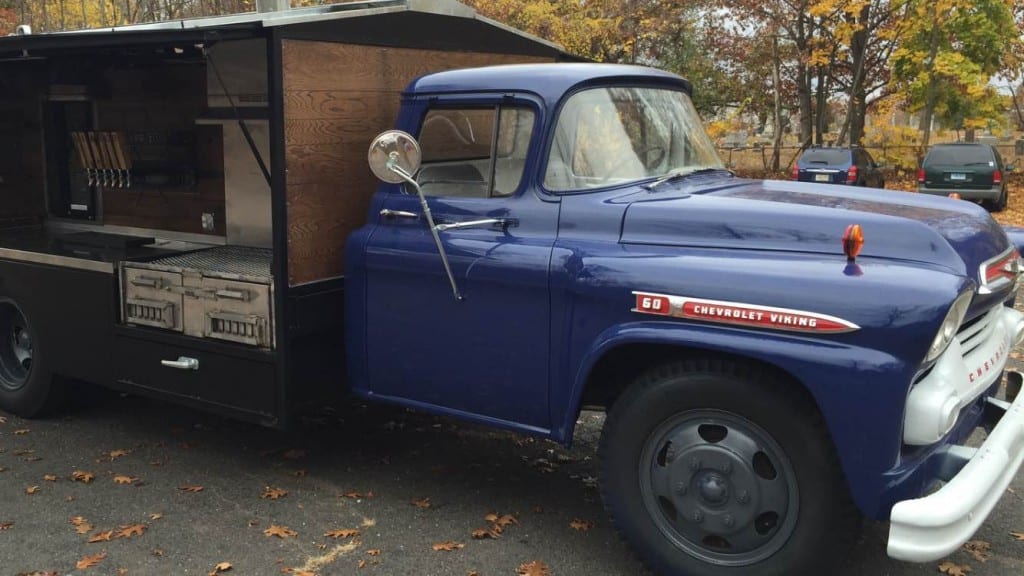West Hartford resident Tate Norden has launched the food truck business Iron & Grain in a refurbished 1959 Chevy Viking. Courtesy photo