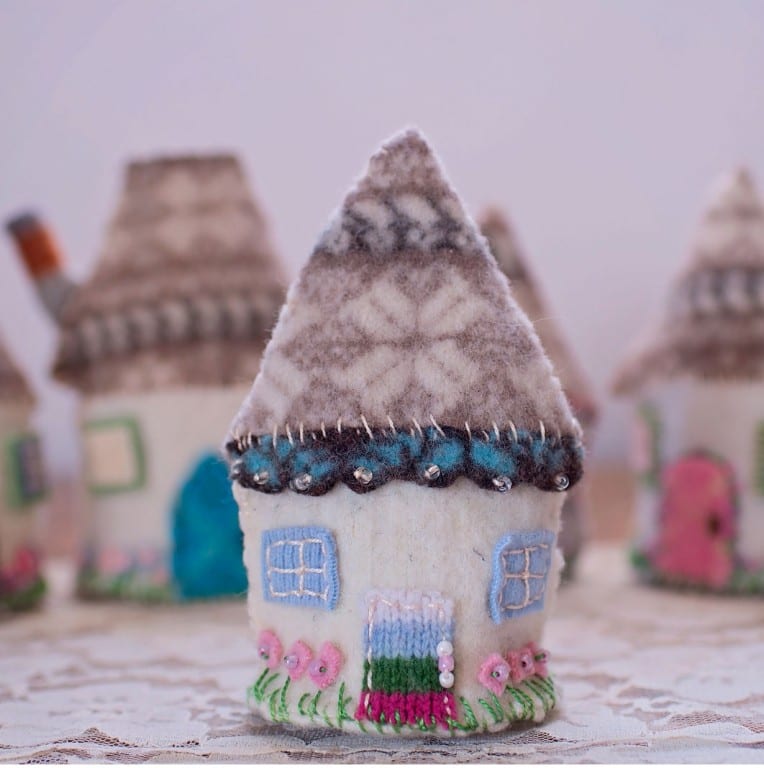 Sweater houses by Phyllis Meredith. Submitted photo