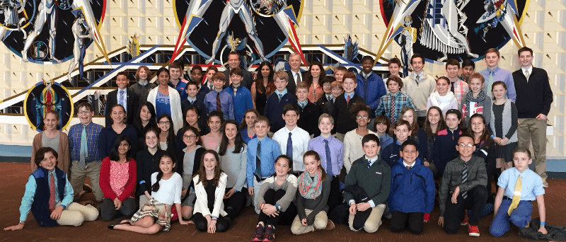 Kingswood Oxford sixth graders visit the United Nations. Submitted photo