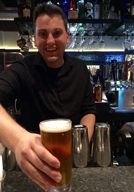 Bartender Michael Koonz. Bar Louie. Photo credit: Ronni Newton