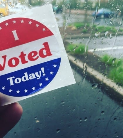 voting sticker 2016 primary