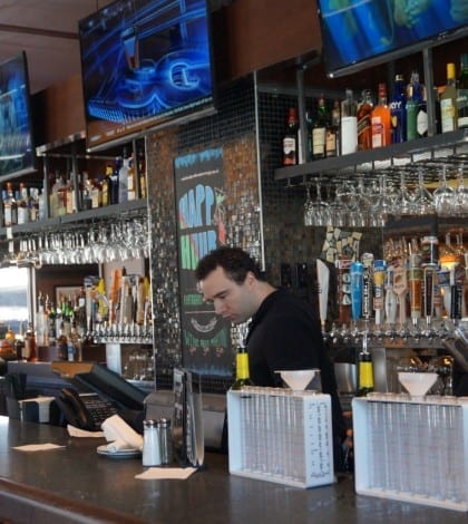 bar staff in training