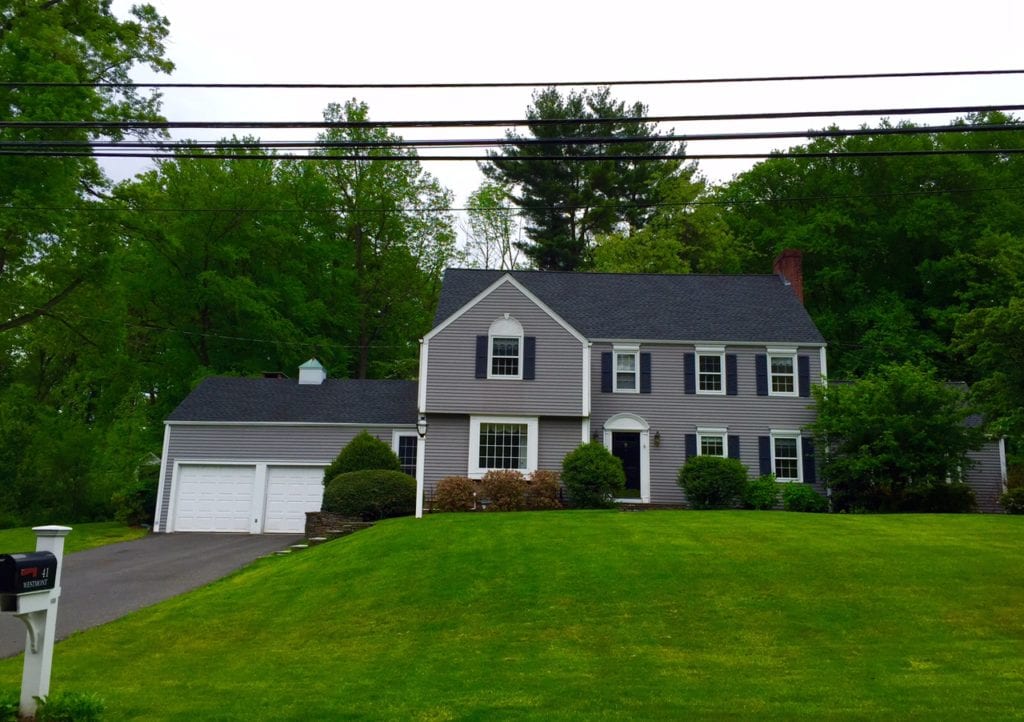 41 Westmont, West Hartford, CT, recently sold for $711,000. Photo credit: Ronni Newton