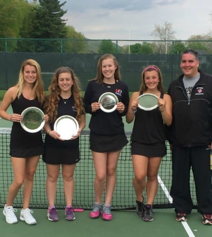 Girls’ Tennis team, cropped