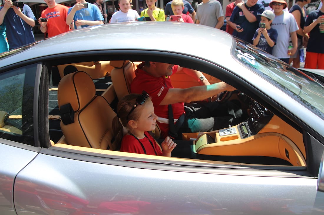 Concorso Ferrari and Friends cars were on display in West Hartford Center in support Connecticut Children's Medical Center on June 26, 2016. Photo credit: Dylan Carneiro