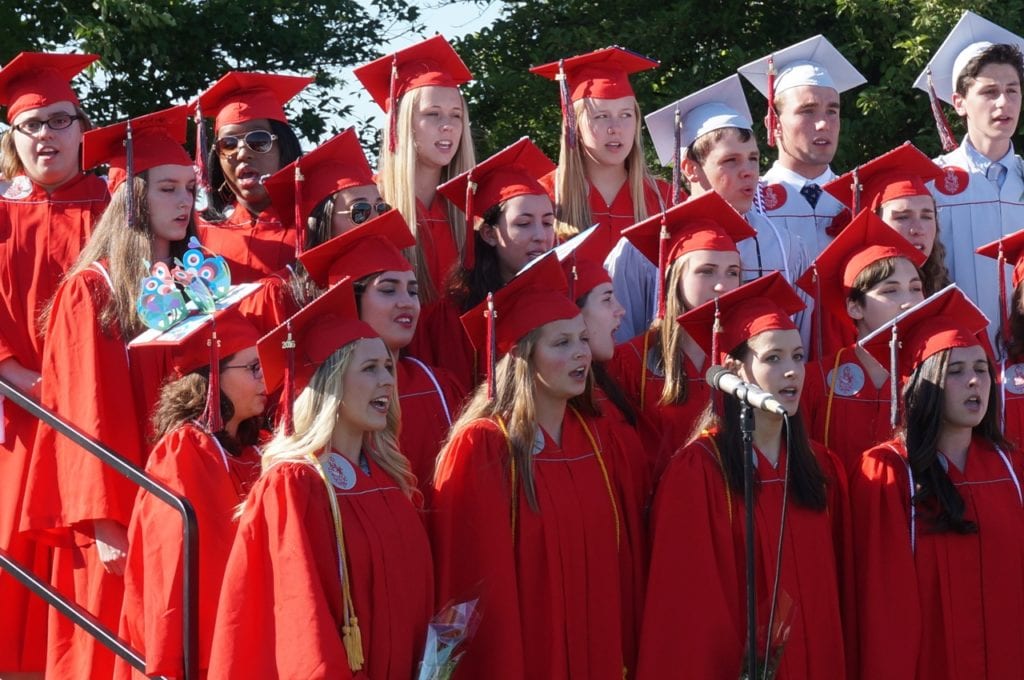 Conard High School graduation. June 9, 2016. Photo credit: Ronni Newton