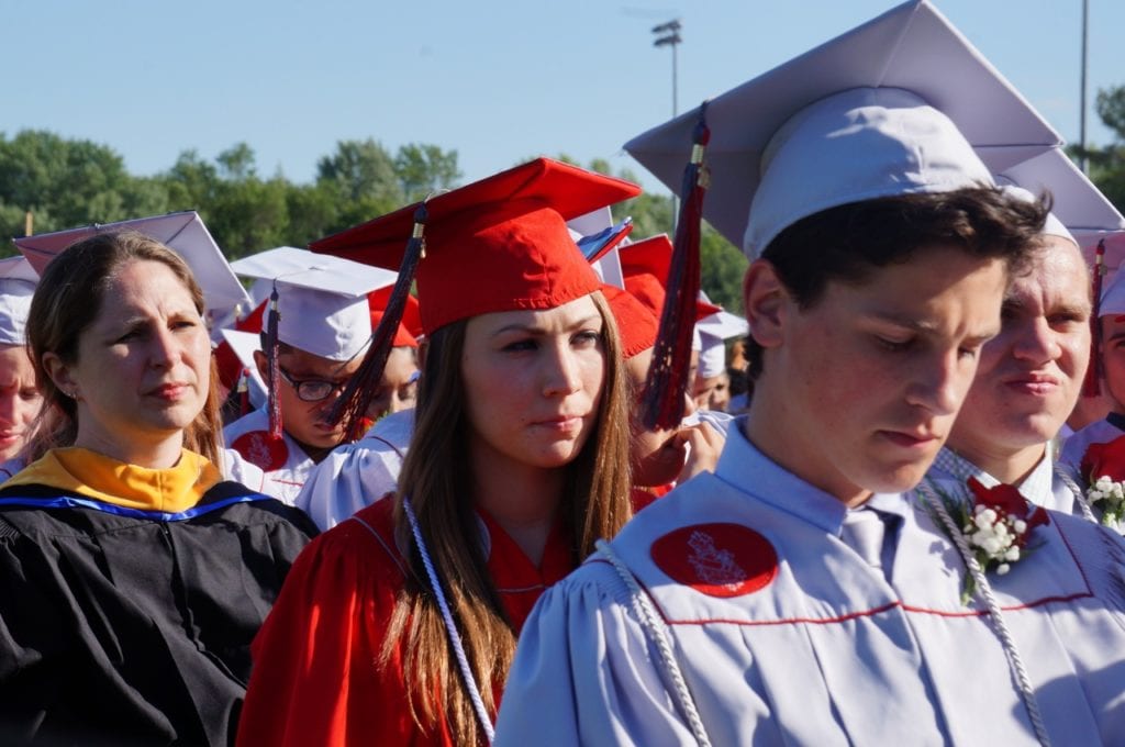 Conard High School graduation. June 9, 2016. Photo credit: Ronni Newton