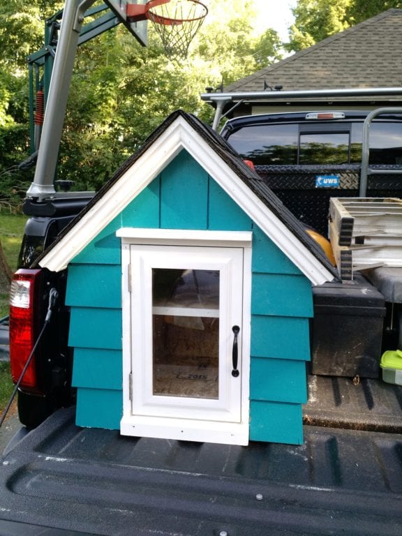 The Little Free Library is ready to be installed in Fernridge Park, and will have its grand opening on Sunday, June 26. Courtesy of Friends of Fernridge Park