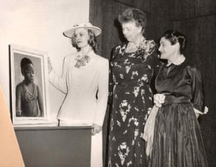 Sylvia Davis, Eleanor Roosevelt, and Beatrice Fox Auerbach. Submitted