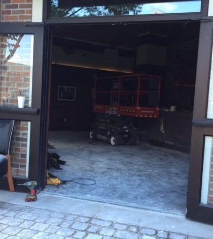 bar louie after pipe burst